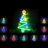 Letrero Luz Neón Árbol De Navidad Ledflex Con Control Remoto