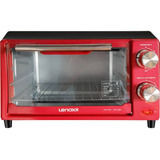 Forno Elétrico De Mesa Bancada Capacidade 9 Litros Chef Red Single Lenoxx 220v.