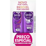 Shampoo + Condicionador Seda Cocriações Liso Perfeito 325ml