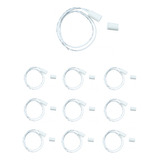 Kit 10 Sensor De Abertura  Embutir Ambiente Interno Anti-uv