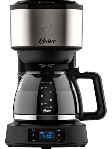 Cafeteira Digital Programável Oster Jarra Vidro 1,2l 800w Nf