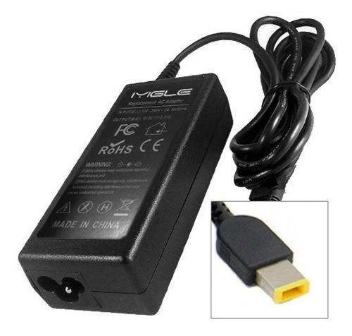 Cargador Lenovo 20v 2.25 45w Punta Cuadrada Usb-pin