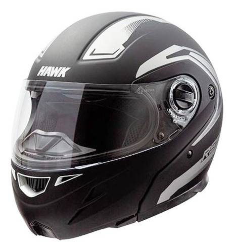 Casco Para Moto Modular Hawk Rs5 Vector  Negro Talle S 