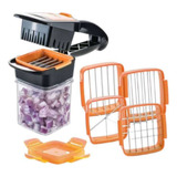 Picador Nicer Dicer  4 Cortes 5 En 1 Recipiente Practico Uso