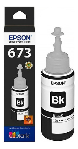 Tinta Epson 673 Botella Original L805 L810 L850 L1800 70ml