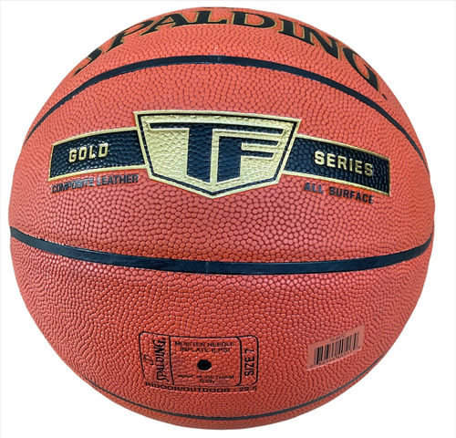 Balón Spalding Baloncesto Basket #7 - Tf Gold Series Cuero
