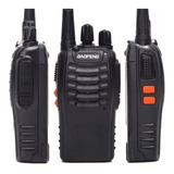 Radio Boquitoqui Walkie Talkie Bf-777s Pack (2)! Color Negro