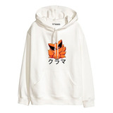 Buzo Hoodie Capota Kurama Naruto Shippuden Anime Manga