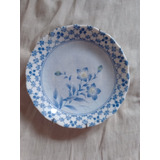 Plato De Pared Porcelana Celeste