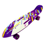 Patineta Penny Grande Skate Tabla Stateboard Ruedas Con Luz