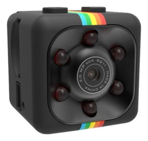 Camara Espia Mini 1080p Hd Dvr Camara Oculta Clip Vigilancia Color Negro