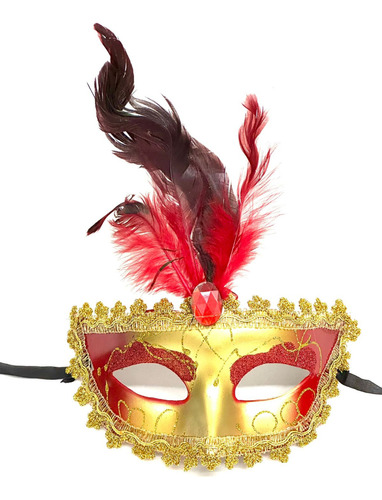 Máscara Carnaval Fantasia Festa Halloween Veneziana Rosa#