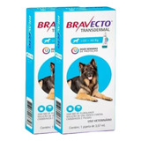 Bravecto Transdermal Cães Antipulgas Carrapato 20 Á 40kg 2