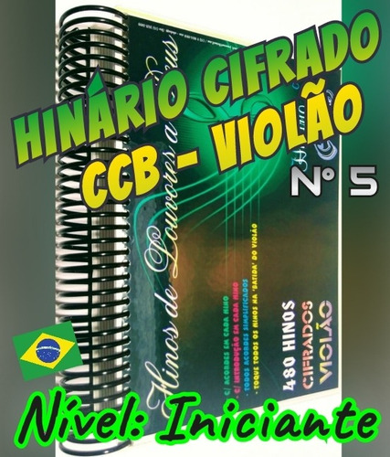 Hinário Cifras Violão Da Ccb  -  Capa Dura  -  Compacto