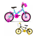 Bicicleta Infantil Ultra Kids Aro 16 T C/rodinhas Cesto +nfe