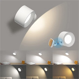 Luz Led Táctil For Dormitorio, Lámpara De Pared Con 3