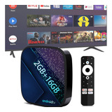 Tv Box Sistema Android Original Google Control 16gb Hd