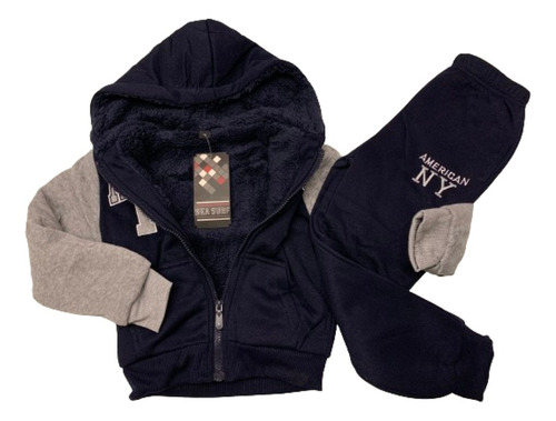 Conjunto Moletom Importada Forrada Infantil Super Luxo