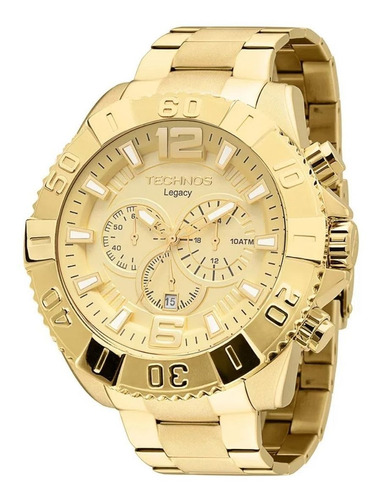 Relogio Technos Masculino Legacy Dourado Os20ibs/4x