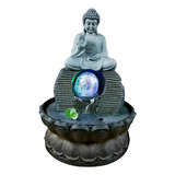 Estatua De Buda De Resina Con Luces Led Para Jardín Interior