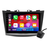 Estéreo 4+64g Carplay Para Suzuki Swift 2010-2017 Gps Rds Bt