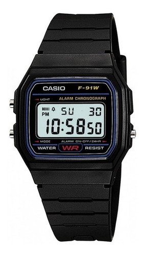 Reloj Casio F-91w Cronometro Alarma Calendario 100% Original