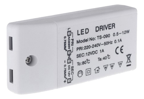 Controlador Led, 12 W, 18 W, Controlador Led, Curva Constant