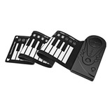 Music Piano Teclado Usb De Goma Flexible De 49 Teclas