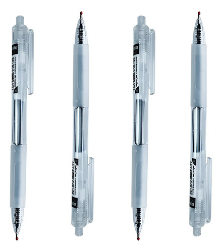 Pluma De Gel Retráctil 12 Piezas Bolígrafo Lapicero Cristal