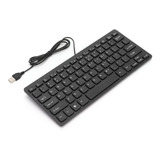 Mini Teclado Usb Com Fio Portátil De 78 Teclas, Laptop De Me