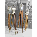 Luminária  Industrial Customizada - Tripé Antigo