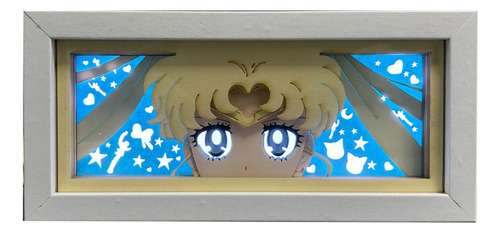 Caja De Luz Led Nocturna Sailor Moon, Lámpara De Escritorio