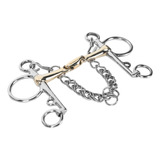 Accesorio De Broca Pelham Horse De Acero Inoxidable Articula