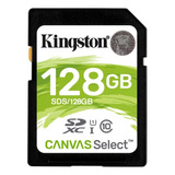 Tarjeta De Memoria Kingston Sds2  Canvas Select 128gb
