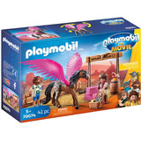 Set De Juguetes Marla Y Del Con Caballo Volador Playmobil