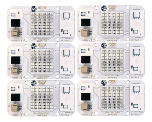 X6 Led Yxo 50w Samsung Quantum Uv 395nm 220v Cultivo Grow 