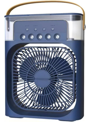 Ventilador, Mini Enfriador De Aire Humidificador Con Luz Led