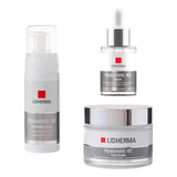 Combo 4d Lidherma + Limpieza Serum + Crema Lidherma