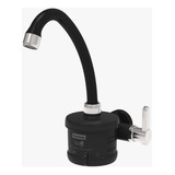 Torneira Cozinha Elétrica Preto Cromado 220v Enerbras 4t Cor Preto/cromado