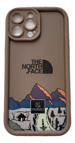 Capinha Compatível C/ Iphones The North Face Emborrachada 