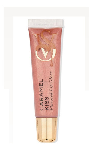 Brillo De Labios Victoria's Secret Flaroed, 13 G, Acabado Transparente Brillante, Color Caramel Kiss