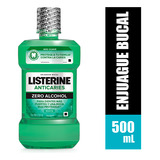 Listerine Zero Anticaries Frasco Con 500 Ml