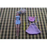 Barbie Con Vestido, Original Mattel!!, 1986!!, Vintage!!,