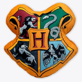 Almofada Formato Selo Hogwarts | Decorativa | Harry Potter Cor Colorido