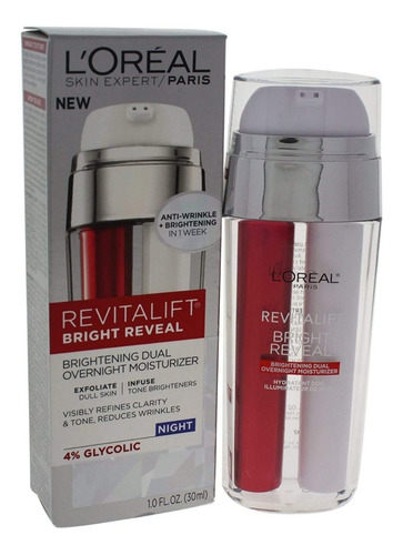 Hidratante Dual Noche L'oreal Paris Revitalift Bright Reveal