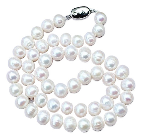 Natural Pearl Necklaces 9-10mm Freshwater Pearl Jewelry