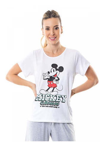 Remera Mujer Classic Mickey Disney Cocot Oficial 21074