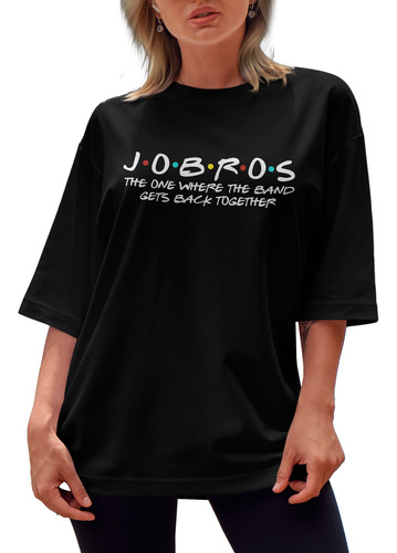 Camiseta Basica Jobros Jonas Brothers Banda Teen Vintage