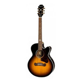 Guitarra EpiPhone J-200ec Studio Parlor Vintage Sunburst