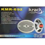 Par Bocinas Marinas 6x9 2 Vias 4 Ohms 120w Max Krack Kmr-692